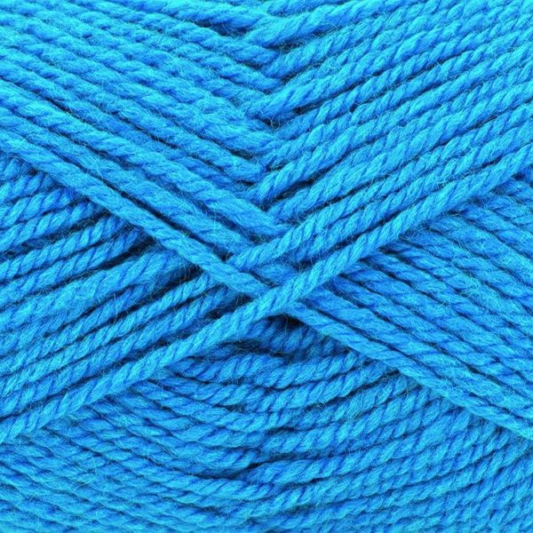 Gründl Classico Wolle (OEKO-TEX® zertifiziertes Strickgarn / Häkelgarn aus 50 % Schurwolle (Merino superwash) & 50 % Polyacryl, 50 g/120 m, Nadelstärke: 3,5 - 4,5, 10 Knäuel á 50 g), Enzianblau Einkaufen Günstige 3